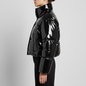 เสื้อแจ็คเก็ตพัฟเฟอร์แบบครอป แขนยาว ขนแกะ ปรับแต่งได้ ราคาดีที่สุด กันน้ำ หนักพิเศษ - Product Image 5