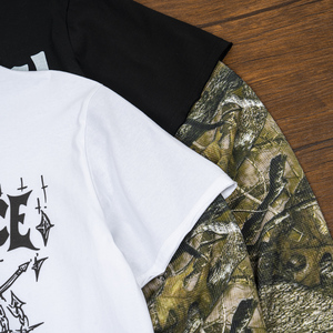 Camiseta de Manga Larga con Estampado de Camuflaje, Estilo Urbano, Personalizada, de Doble Capa, para Hombre - Product Image 3