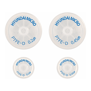 ตัวกรองแบบเข็มฉีดยา PTFE-D ไฮโดรโฟบิกของฮุนได สำหรับการกรอง HPLC และการกรองสารละลายอินทรีย์ - Product Image 3
