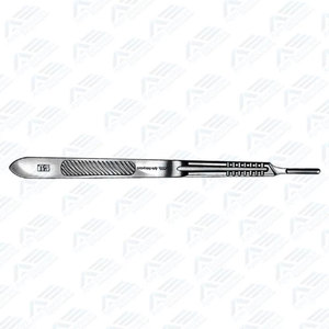 Mango de Bisturí Quirúrgico Recto de 21 cm de Largo, Instrumentos Quirúrgicos de Calidad Superior, Ideales para Incisiones Controladas - Product Image 4