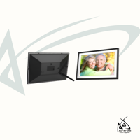 Sudex SFL-05 Cadre photo numérique WiFi MP4 MP3 1080P 10,1 pouces avec écran tactile 16 Go Système de partage intelligent de photos et de vidéos