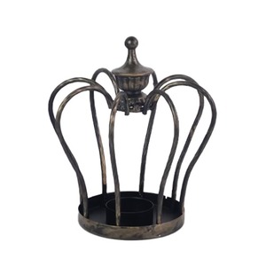 Portavelas de metal blanco con forma de cuervo, elegante adorno decorativo para eventos, ocasiones especiales y exhibiciones festivas, procedente de la India. - Product Image 6