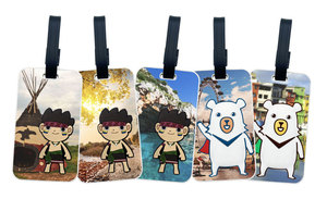 ป้ายชื่อกระเป๋าเดินทางพีวีซีแบบนุ่มสำหรับกระเป๋าเดินทางป้ายยี่ห้อ marktex ออกแบบได้เอง - Product Image 6