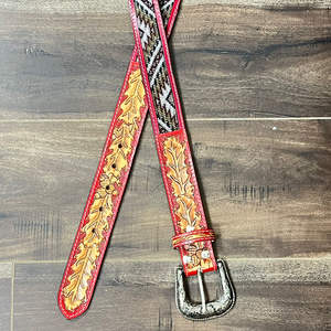 Ceinture décontractée de luxe en cuir de vache véritable pour hommes avec boucle ardillon en alliage automatique perlée en cuir usiné à la main pour unisexe - Product Image 4