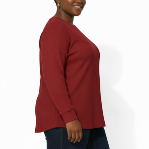 Camiseta de Verano para Mujer, Talla Grande, 100% Algodón Jersey, Diseño a Cuadros, Teñida, Clásica, Casual, Holgada, de Secado Rápido, Cómoda y Elegante - Product Image 3