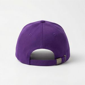 Gorra de béisbol morada lisa, gorra de algodón adaptable de alta calidad para hombre, gorra de moda unisex ventilada, gorra premium para mujer A1 - Product Image 2