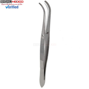 Pinzas Iris Eye con 4 Puntas Curvas Dentadas, Acero Inoxidable, Instrumento Quirúrgico Manual, Oftalmológico, Médico, Clínico - Product Image 6