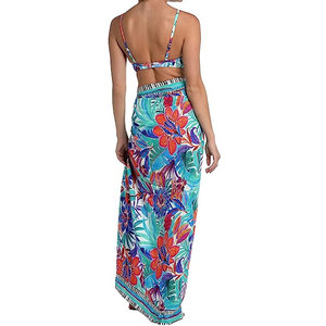 New Latest Arrival One-piece Multi Color Polyester Material Breathable Beach <b>Sarong</b> Wholesale Custom Printing Beach <b>Sarong</b> - Product Image 6