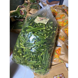 Chips de Okra Crujientes Premium, Deshidratados a Baja Temperatura, Snacks Vegetales, Venta al Por Mayor - Product Image 1
