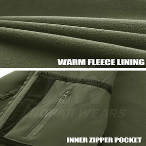 Value <b>Men</b> Softshell <b>Jackets</b> Breathable Windproof Outdoor Hiking Travel Water Repellent <b>Lightweight</b> Apparel - Product Image 5