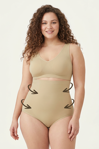 Braguitas Moldeadoras de Cintura Alta para Mujer, Sin Costuras, Transpirables, de Punto Elástico, Control de Abdomen, 80% Poliamida - Product Image 4