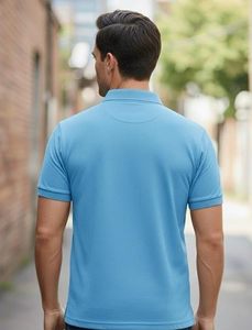 Polo con Bolsillo en el Pecho, Casual, para Hombre, Corte Relajado, Manga Corta - Product Image 2