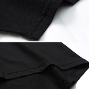 T-shirts décontractés à manches courtes pour hommes, en toile unie avec strass, respirants, qualité supérieure, vente à prix réduit, fabriqués au Pakistan - Product Image 3