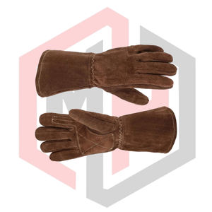 Guantes de Soldadura MIG MAG Resistentes al Fuego, de Para-aramida y Fibra de Carbono, Reforzados con 7mm, Guantes de Seguridad con Protección Térmica - Product Image 6
