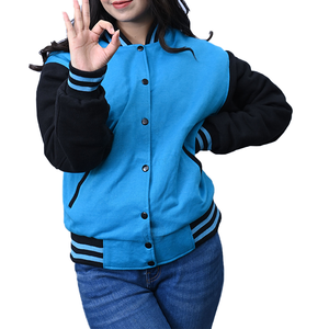 แจ็คเก็ตวาร์ซิตี้ผู้หญิงแฟชั่นแบบสั่งทำพิเศษ |   เสื้อวูลเลนเลตเตอร์แมน |   เสื้อแจ็คเก็ตสตรีทแวร์ทรงโอเวอร์ไซส์สุดเทรนดี้สำหรับชมรมนักเรียน พร้อมซับในขนสัตว์ - Product Image 1