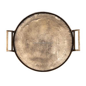 Bandeja navideña de aluminio duradera más vendida con asas, estilo de diseño moderno, decoración de Metal para el hogar, arte ambiental para sala de estar interior - Product Image 2