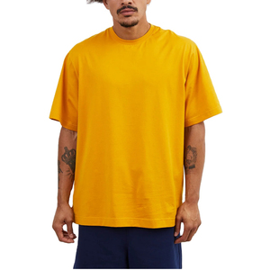 เสื้อยืดผู้ชายผ้าฝ้าย 100% ไซส์ใหญ่พิเศษ สไตล์ลำลอง สีพื้น แบบเรียบง่าย คุณภาพสูง ทรงใหญ่พิเศษ ใส่สบาย ทรงปกติ รับผลิตตามแบบ OEM - Product Image 1
