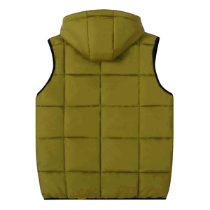 Wholesale Japanese Korean Style Windproof Zipper Autumn Casual Vintage Puffer Jacket Vest <b>Coat</b> Manufacturers - Product Image 2