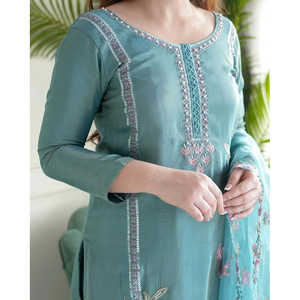 Conjunto de Vestido de Novia de Diseñador, Traje de Fiesta con Bordado de Hilo y Lentejuelas - Product Image 1