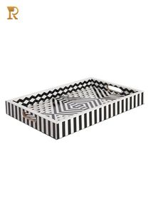 Bandeja hecha a mano con diseño de hueso - Product Image 3