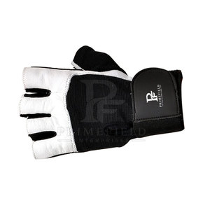 Custom Logo Leather <b>Half</b> Finger Gym Gloves Soft Fabric Design Strong Grip Touchscreen Compatible Lightweight Weight Lifting - Product Image 4