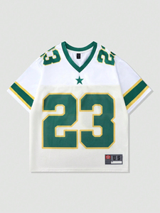 High Quality Customer Soccer Jersey 25/26 Season Spandex/Polyester Breathable Quick Dry Crew Neck Short Sleeve Front Unisex - Product Image 4