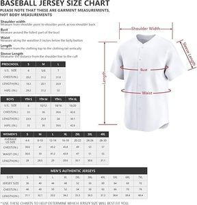 Camiseta de Béisbol Personalizada con Nombre y Número Bordados, Uniforme Deportivo con Botones para Hombres, Mujeres y Niños - Product Image 3