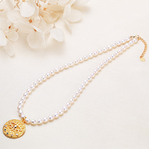 Collar de Perlas de Agua Dulce con Colgante de Moda para Mujer, Estilo Cielo Estrellado, de Zhuji, Cadena de Lujo Ligero al por Mayor - Product Image 2
