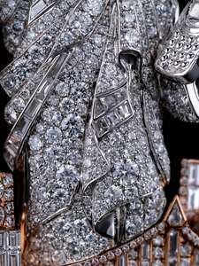 Colgante de moissanita con micro pavé de diamantes, diseño de la Estatua de la Libertad y el Big Ben, con dije de oro macizo, regalo unisex - Product Image 5