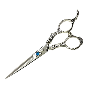 Professional Straight Hair Dressing Scissors Fancy Stainless Steel Precision Cutting Right-Handed Custom Handle Salon - Product Image 5