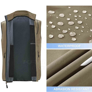 Chaleco Softshell Transpirable para Exteriores con Tela Suave para Viajes Diarios y Trabajo - Product Image 5