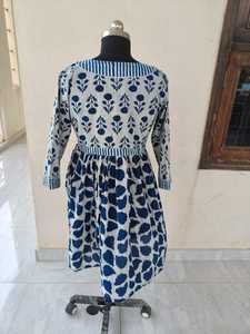 Vestido Maxi Boho de Algodón de Alta Calidad para Mujer, Vestido Estampado Floral, Corte Ajustado y Evase, Vestido Informal Cómodo y Sin Arrugas - Product Image 6