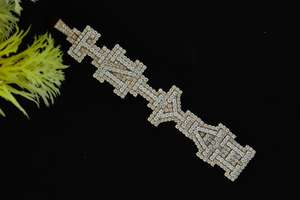 Colgante de Diamante Moissanite VVS de Lujo, Joyería Hip Hop con Incrustaciones de Diamantes, Colgante de Plata 925 con Letra Inicial Personalizada, Colgante con Alfabeto Personalizado - Product Image 3