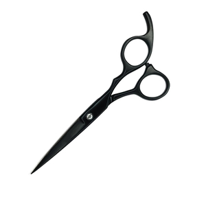 Ciseaux de barbier à lame courbée, en acier inoxydable, pour droitiers, pour la coupe de cheveux professionnelle des hommes, avec poignée antidérapante - Product Image 5