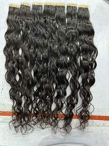 Extensiones de Cabello Humano Virgen Indio con Ondas Naturales, Doble Trama a Máquina, Cutícula Alineada - Product Image 6