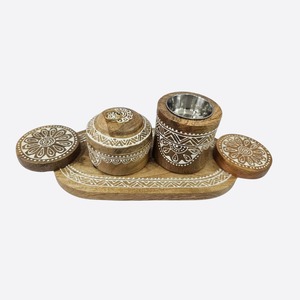 Brûleur à Bakhoor en résine de luxe avec artisanat arabe traditionnel et texture bois de santal, diffuseur d'aromathérapie - Product Image 6