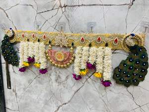 Decoración Colgante Hecha a Mano con Diseños Intrincados y Coloridos para Diwali, Bodas y Eventos Culturales - Toran Bandanwar, Decoración Única para el Hogar - Product Image 6