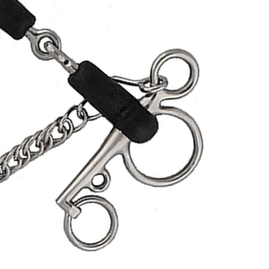 Novedad: Bocado de Caballo Pelham Profesional Personalizable de Acero Inoxidable ZUMA ENTERPRISES con Boca Ported y Boquilla de Goma - Product Image 3
