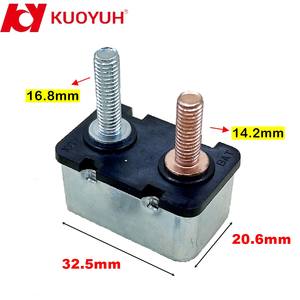 Disjoncteurs de style Shortstop 10/32 à réinitialisation automatique avec couvercle en plastique 3-50A 12VDC pour usage industriel/domestique, marine et automobile - Product Image 4