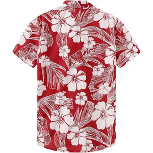 Hawaiian Shirt for Men Beach Vacation Summer Short Sleeve Button <b>Down</b> Mens Shirts Casual Stylish - Product Image 3