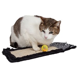 Tiragraffi per Gatti Ecologico in Sisal e Iuta con Giocattolo Appeso e Tappeto per Albero dei Gatti - Product Image 2