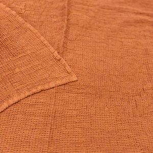 Serviette de bain en coton gaufré terracotta, légère, séchage rapide, qualité supérieure - Product Image 4