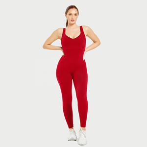 Women Seamless Yoga <b>Jumpsuit</b> Gymwear Fitness Compression Leggings Scrunch Butt <b>Workout</b> Custom Activewear High Waist - Product Image 1