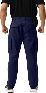Pantalon cargo tactique pour homme, en toile, doublure polaire, léger, respirant, séchage rapide, randonnée, camping, entraînement, utilitaire - Product Image 6