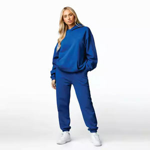 Pantalon de jogging décontracté pour homme, bleu roi, 100 % coton, taille mi-haute, style streetwear, rechargeable, pour l'exercice - Product Image 3