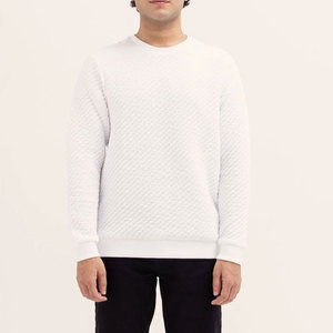 เสื้อสเวตเชิ้ตผู้ชายผ้าฝ้ายแท้ 100% ปรับแต่งได้ สีพื้น แขนยาว ทรงปกติ สำหรับฤดูหนาว คุณภาพสูง ย้อมสีเรียบ ขาย - Product Image 4