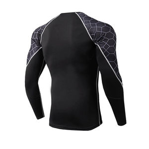 Ensemble de vêtements de sport unisexe, t-shirt de compression, shorts de gym, collants, jogging, fitness, ensemble de 2 pièces, respirant, séchage rapide, 100% coton - Product Image 5
