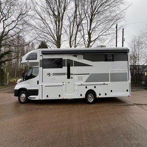 Luxury Camper Van Motorhome with <b>Bed</b> Stove Refrigerator Air Conditioning-Contemporary Design for Camping & Outdoor Use - Product Image 1