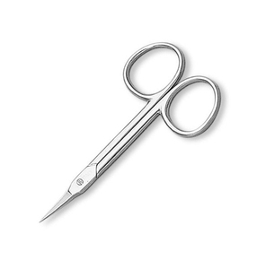Ciseaux à cuticules pour manucure, conçus pour un soin des ongles soigné, avec des bords tranchants pour une coupe nette et une manipulation fluide. - Product Image 2