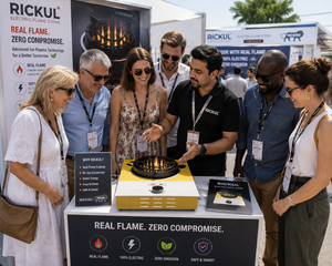 Rickul Plasma Electric Cooking <b>Stove</b> with Safe Flame Technology Single Burner Portable Outdoor & Household Use Glass Surface - Product Image 6